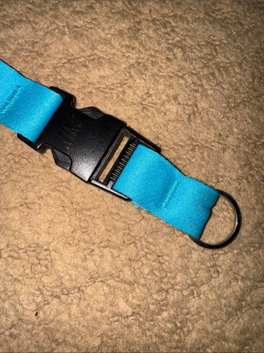 Nike Blue Logo Lanyard with Buckle